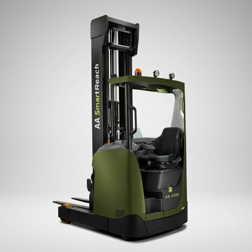Drive seated reach truck Bangladesh — Hi-Tech Autocon Limited