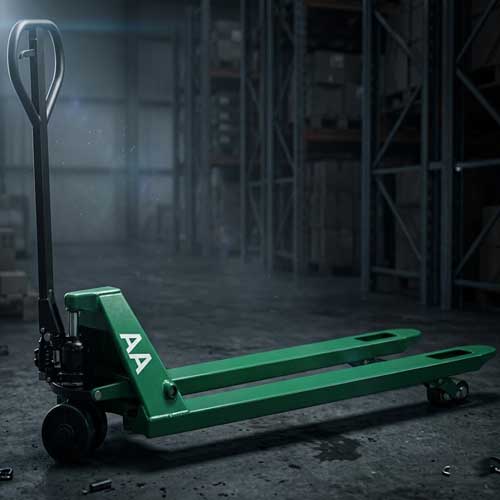 Long hand pallet truck Bangladesh extended fork — Hi-Tech Autocon Limited