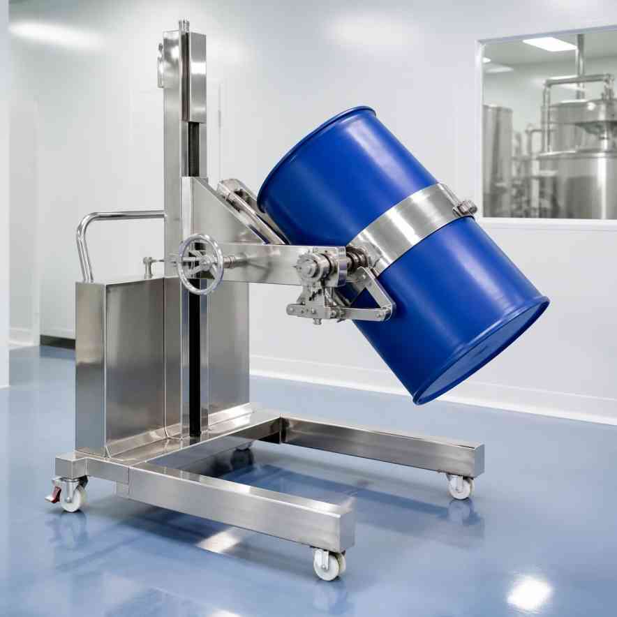 Stainless steel drum lifter and dumper Bangladesh — Hi-Tech Autocon Limited