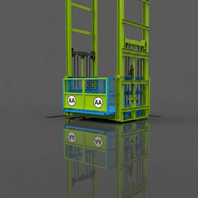 Hydraulic cargo lift industrial Bangladesh warehouse