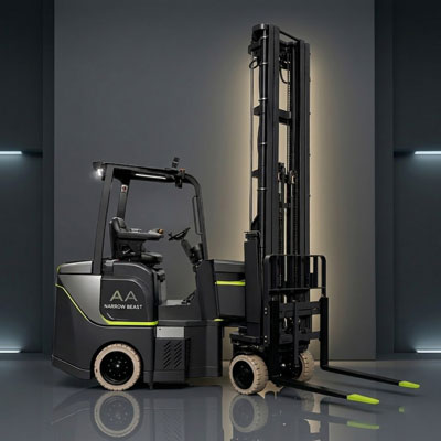 Narrow aisle articulated forklift VNA Bangladesh warehouse