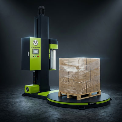 Pallet wrapper stretch wrap machine Bangladesh warehouse